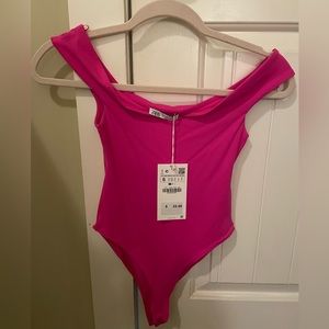 Zara pink bodysuit